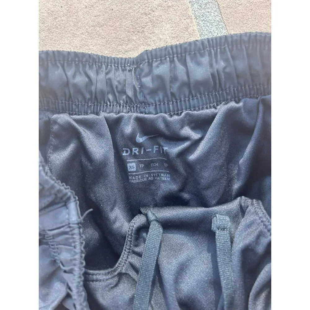 Nike dri-fit running shorts jogging Sz XS Black active wear AG
